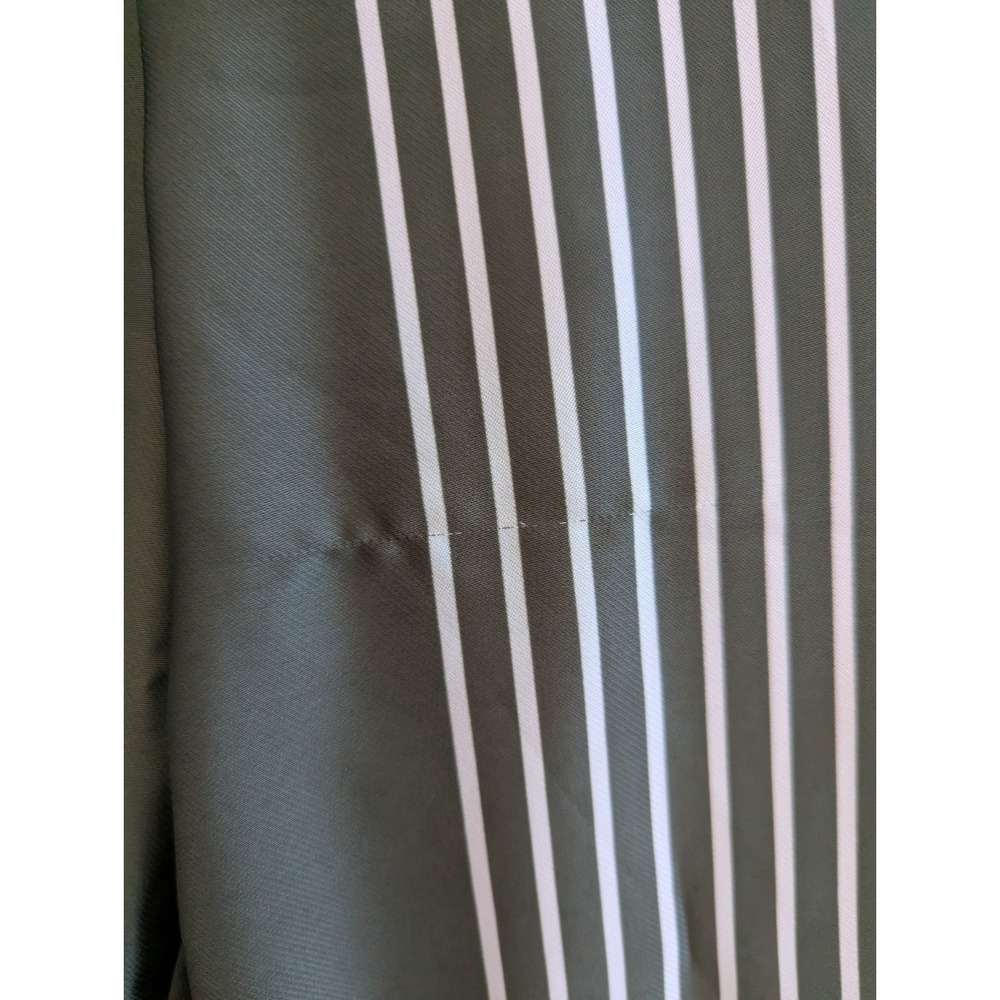 Wide Leg Pants Womens Petite Large Green Geometric Satin Pull On LOFT NWT - Picture 4 of 7